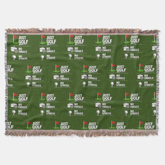 Golf-Ruhestand mit Golf-Flagge auf Grün Decke (Vorderseite)