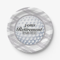 Golf-Ruhestands-Party-Teller