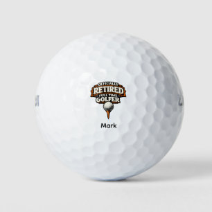 Golf-Ruhestandsthema für Golfer Golfball
