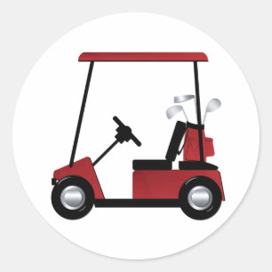 Golf Runder Aufkleber