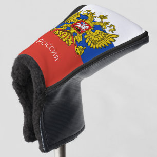 Golf Russland & Russische Flagge / Golf Clubs Abde Headcover