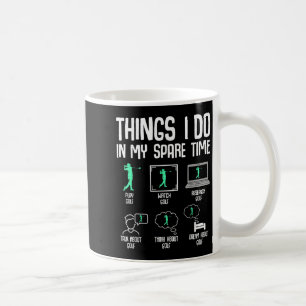 Golf-Sachen, die ich in meiner Freizeit mache Golf Kaffeetasse