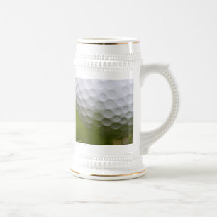 Golf sagen Sie Bierglas