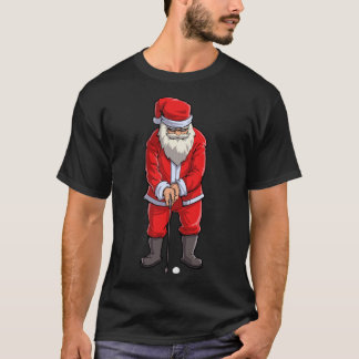 Golf Santa T Shirt Golfer