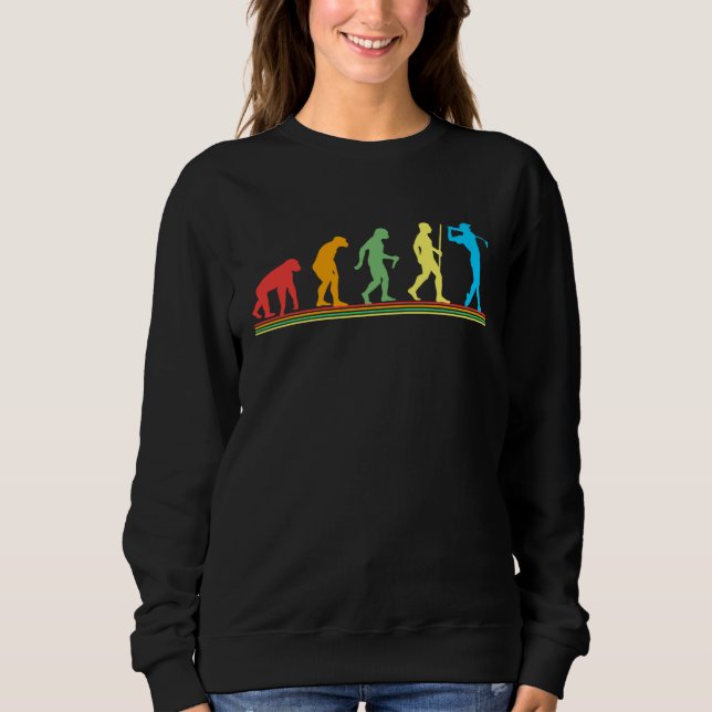 Golf saying for Evolution Golfer Sweatshirt (Vorderseite)