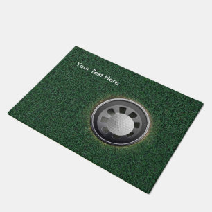 Golf-Schale, Ball u. Gras PERSONIFIZIEREN Fußmatte