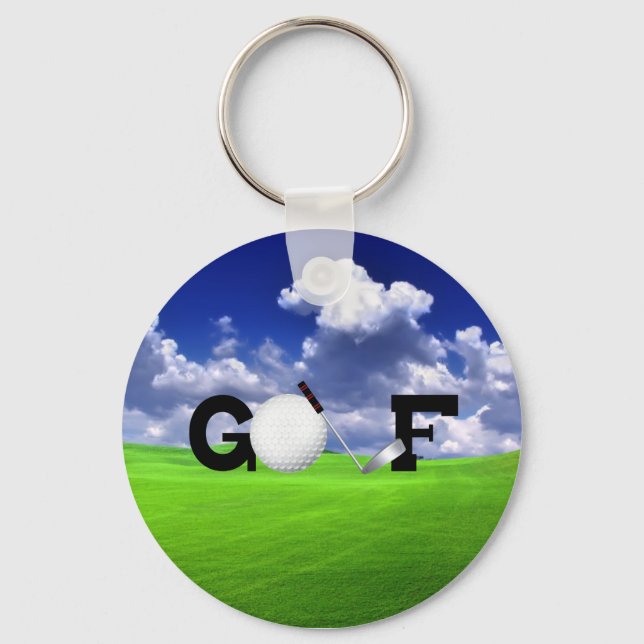 Golf Schlüsselanhänger (Vorderseite)