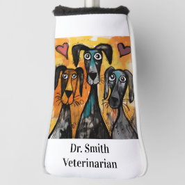Golf-Schutzhaube Tierarzt Hunde Tiere Golf Headcover