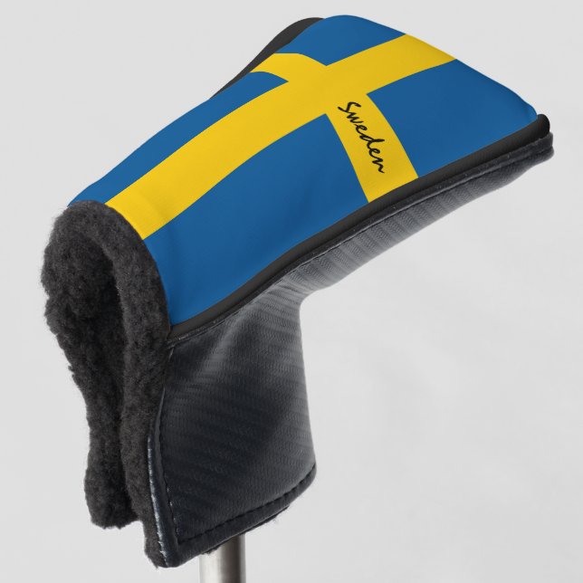 Golf Schweden / Schwedische Flagge / Golf Clubs Ab Golf Headcover (3/4 Vorderseite)