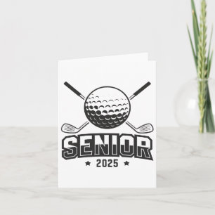 Golf Senior 2025 Cooles Golfteam Spieler Matching Karte