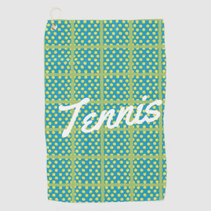 Golf Serviette à sueur de tennis "Ball and Court"