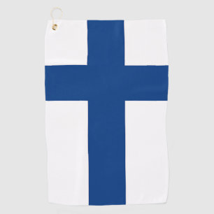 Golf Serviette avec drapeau de Finlande