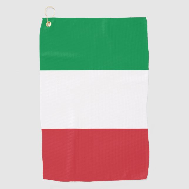 Golf Serviette avec drapeau d'Italie (Devant)