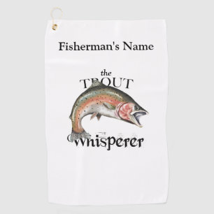 Golf Serviette de pêche légère à la truite personnalisé