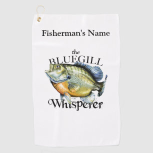 Golf Serviette de pêche légère Bleue Personnelle Whispe