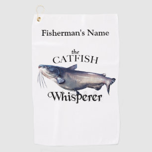 Golf Serviette de pêche légère de poisson-crapaud perso