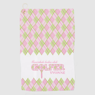 Golf Serviette personnalisée par Jacquard de golfeur d