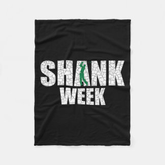Golf Shank Week Shirt Lustiger Golf Fleecedecke