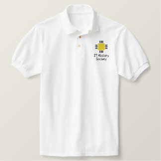 Golf-Shirt der IT History Society (CPU-Logo)