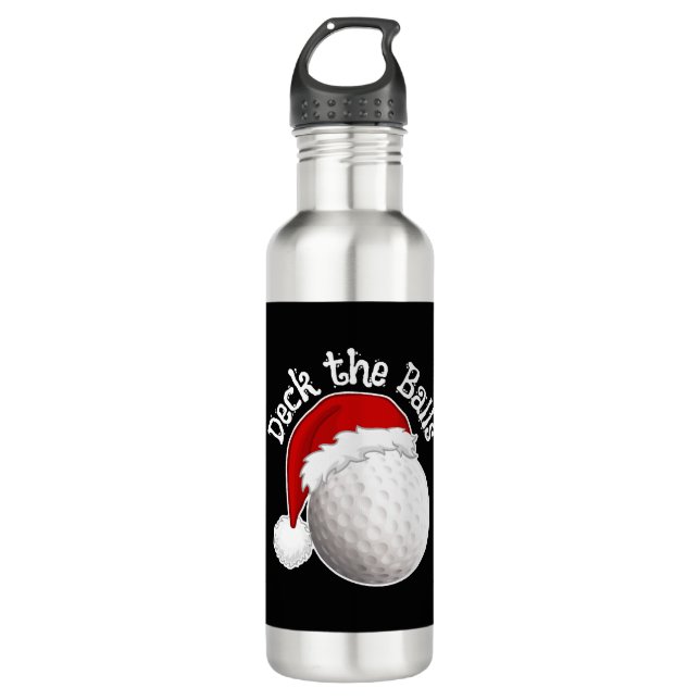 Golf Shirt Design for Christmas Edelstahlflasche (Vorderseite)