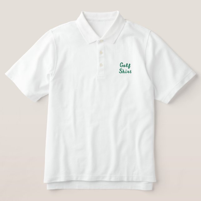 Golf Shirt ohne Logo (Design Vorderseite)
