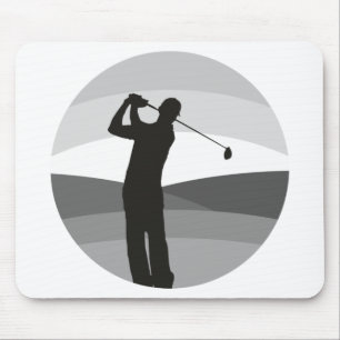 Golf-Silhouette Mousepad