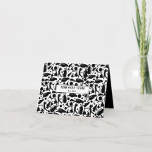 Golf Silhouette Muster Classic Black & White