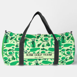 Golf Silhouette Pattern Classic branding buisness  Duffle Bag