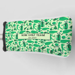 Golf Silhouette Pattern Classic branding buisness  Golf Headcover