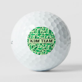 Golf Silhouette Pattern Classic Branding buisness  Golfball