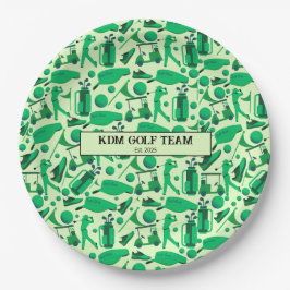 Golf Silhouette Pattern Classic Branding buisness  Pappteller