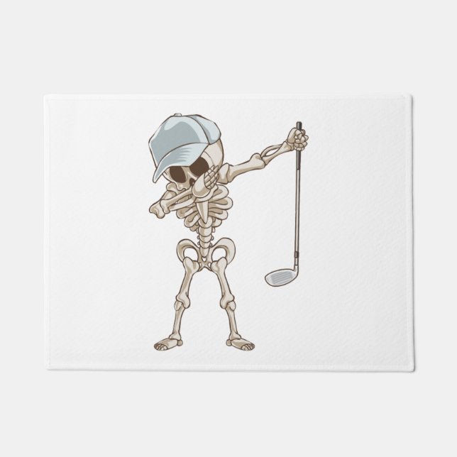 Golf Skeleton Fußmatte (Vorderseite)