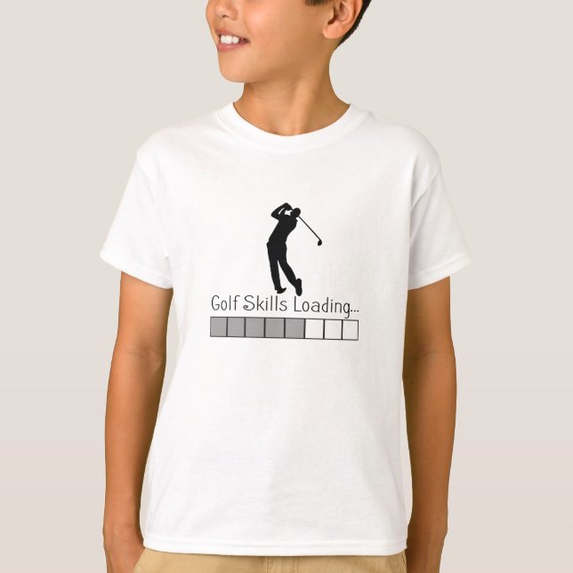 Golf Skills laden Niedlich Golf, Future Golfer T-Shirt (Vorderseite)