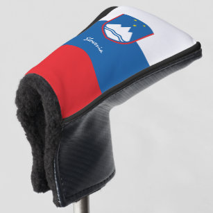 Golf Slovenien / Slowenische Flagge / Golf Clubs A Golf Headcover
