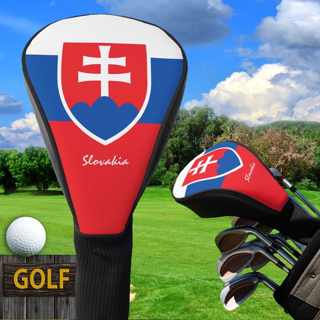 Golf Slowakei & Slowakei Flagge / Golf Clubs Abdec Golf Headcover (Von Creator hochgeladen)