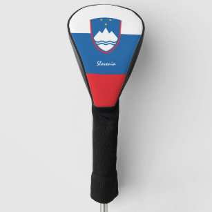 Golf Slowenien und Slowenische Flagge / Golf Clubs Golf Headcover