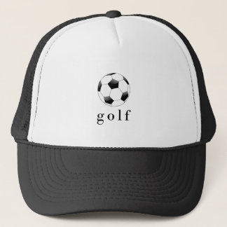 Golf Soccer Ball Funny Sports T - Shirt Truckerkappe