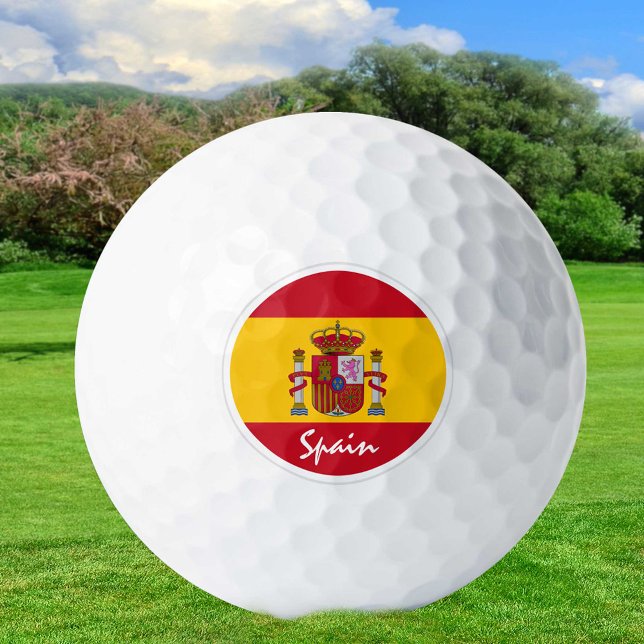 Golf Spanien & Spanische Flagge / Golf Ball (Von Creator hochgeladen)