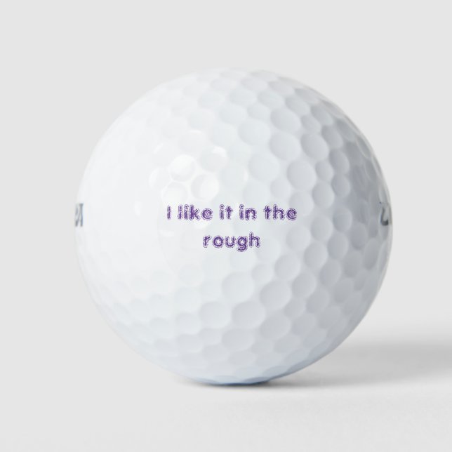 Golf Spaß 1 Golfbälle (Vorderseite)