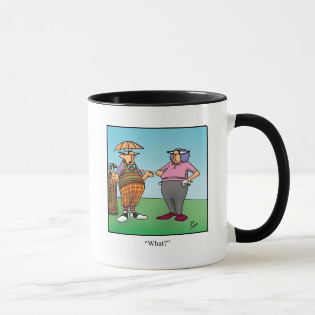 Golf Spaß Coffee Tasse Geschenk für ihn (Rechts)
