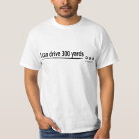 Golf spielen - ich kann 300 Yards in meinem