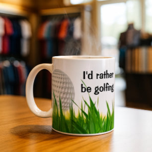 Golf spielen kaffeetasse