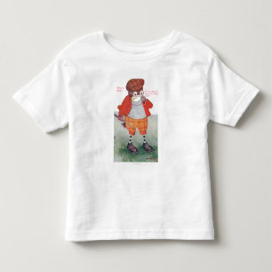 Golf spielende Eule, die Reden ist Silber, Kleinkind T-shirt