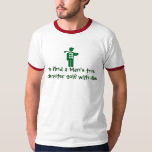 Golf spielender T - Shirt des Golfs Rate