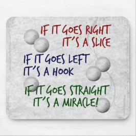 Golf spielendes Wunder Mousepad