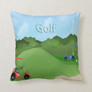 Golf spielendes Wurfs-Kissen Kissen
