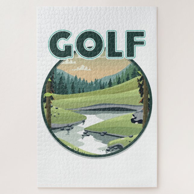 Golf Sportlogo (Vertikal)