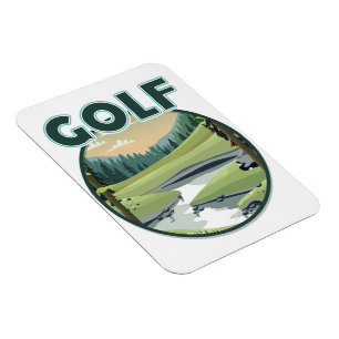 Golf Sportlogo Magnet