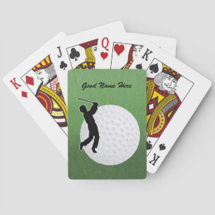 Golf Sports Highsis Golfer ball personalisieren Spielkarten