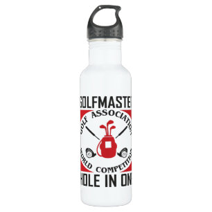 Golf Sprichwort in einem Edelstahlflasche